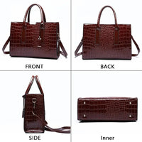 Thumbnail for Maré Cacau™ Croco Handbag